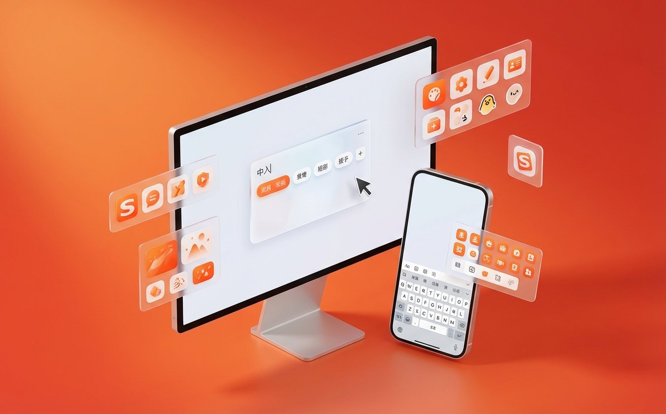 搜狗输入法贴纸与输入技巧风格展示